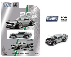 Pop Race X Enigma 1:64 Nissan Skyline KPGC0110 Kenmeri - Raw