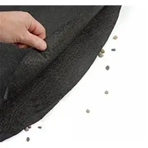 GL International  18 x 40 ft. Oval Armor Shield Floor Liner Pad - Black