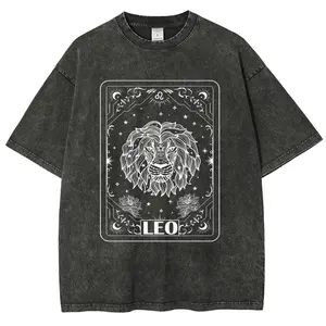 Leo constellation Vintage Tee 90s Graphic Tees Men's t Shirts Graphic Tee t Shirts Funny Graphic Tee Good Graphic Tees Men's Graphic Tees Streetwear Outfits Men Vacation Outfits Oversized Tshirt Men