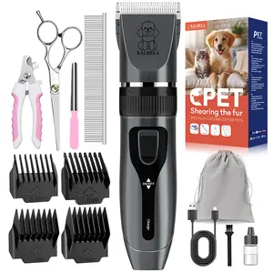Dog Clippers for Grooming, Low Noise, Electric Quiet, Adjustable Clipper Comb for Dog Grooming Kit, cat Supplies Pet Hair Clippers Grooming kit for Dogs at Home