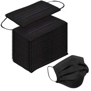 Masks Disposable 100Pcs,with Elastic Loop, Breathable Comfort, 3-Ply Masks, Waterproof, Adjustable