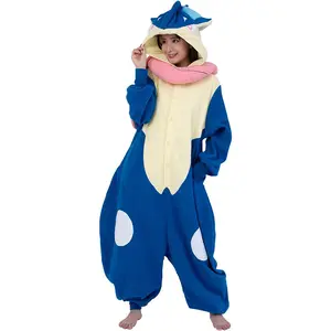Women's Greninja Cosplay Onesie - Long Sleeve, Comfortable Loungewear Piece for Halloween, Christmas Adult Neutral Anime Sleepwear & Toy Gifts