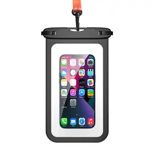 Waterproof Phone Case, Clear Phone Dry Bag, Phone Protective Case for Outdoor Surfing, Swimming, Diving and Kayaking