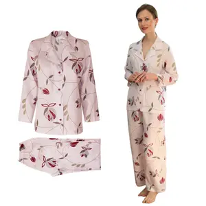 Armani International Angelic Women’s Linen Pajama Set, Gift-Boxed, European-Made