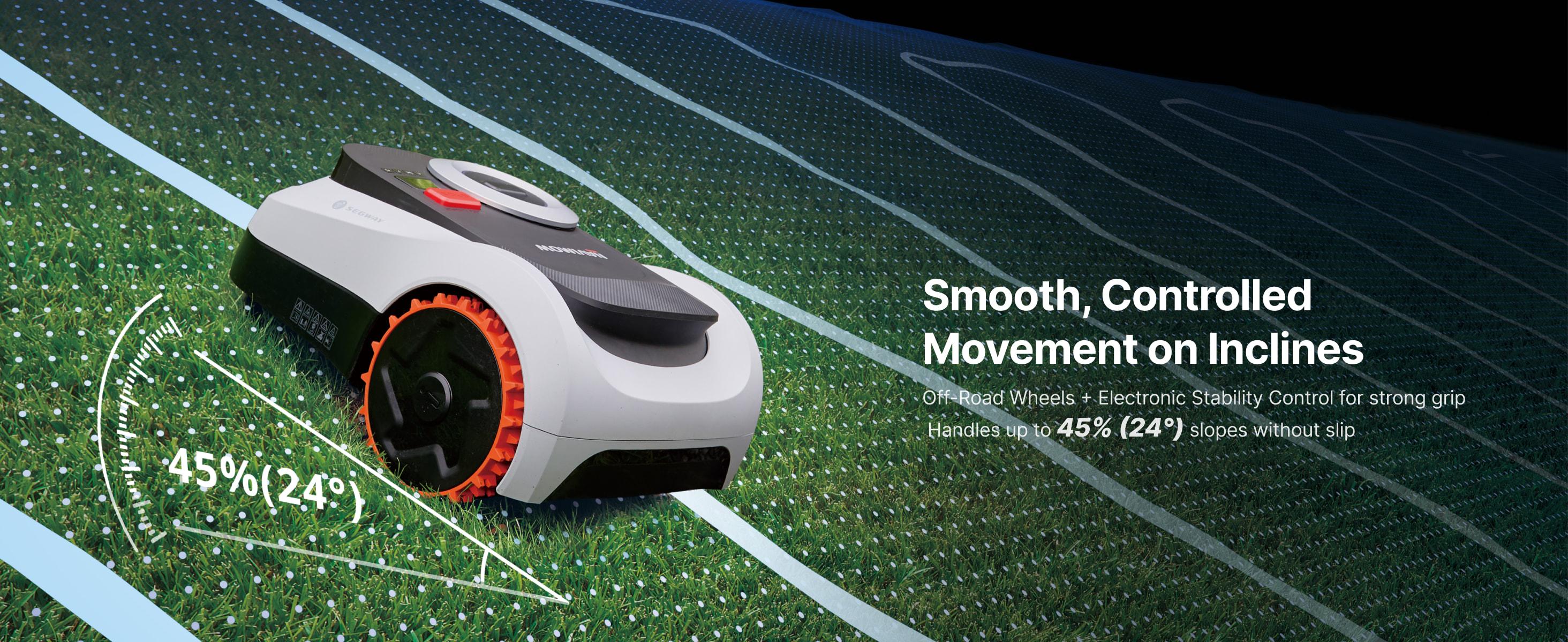 Segway Navimow i215 LiDAR Robot Lawn Mower, Wire Free Robotic Lawn Mower for 0.37 Acre, LiDAR & Vision Dual Fusion, Auto Mapping, Off-Road Wheels for 45% Slopes, Quiet 59 dB(A) Mowing zero  turn  mower summervibes