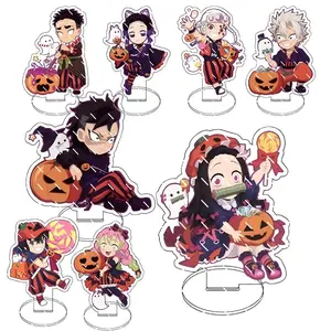 Anime Demon Slayer: Kimetsu no Yaiba Halloween Series 10cm Acrylic Stand Desktop Products Accessories Gift Tanjirou Kamado