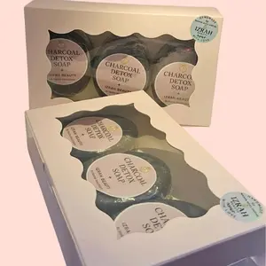 Izrah Beauty Detox Bath Kit (Charcoal Soap + Exfoliating Glove)