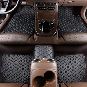 Car Floor Mat, Universal Car Floor Mat, Automotive Floor Mats, Waterproof & Easy To Clean Car Interior Protective Decorative Floor Mat, Car Accessories, Boyfriend Gift