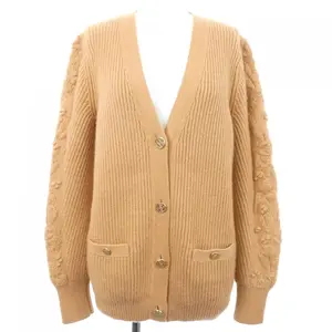 Pre-owned CHANEL Cashmere Small Leather Goods Cardigan