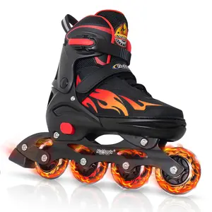 Nattork Adjustable Inline Skates for Kids with Skate Wheels - The Rush