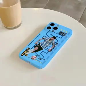 10 Famous Football Players M-Messi Phone Case for iPhone 16, 16E, 15, 14, 13, 12, 11 Mini Pro Max, X, XR, XS Max, 8 Plus - Shockproof Hard PC Back Cover with Lens Protection