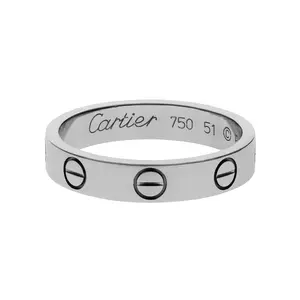 Pre-owned Cartier Love Ring Size 51