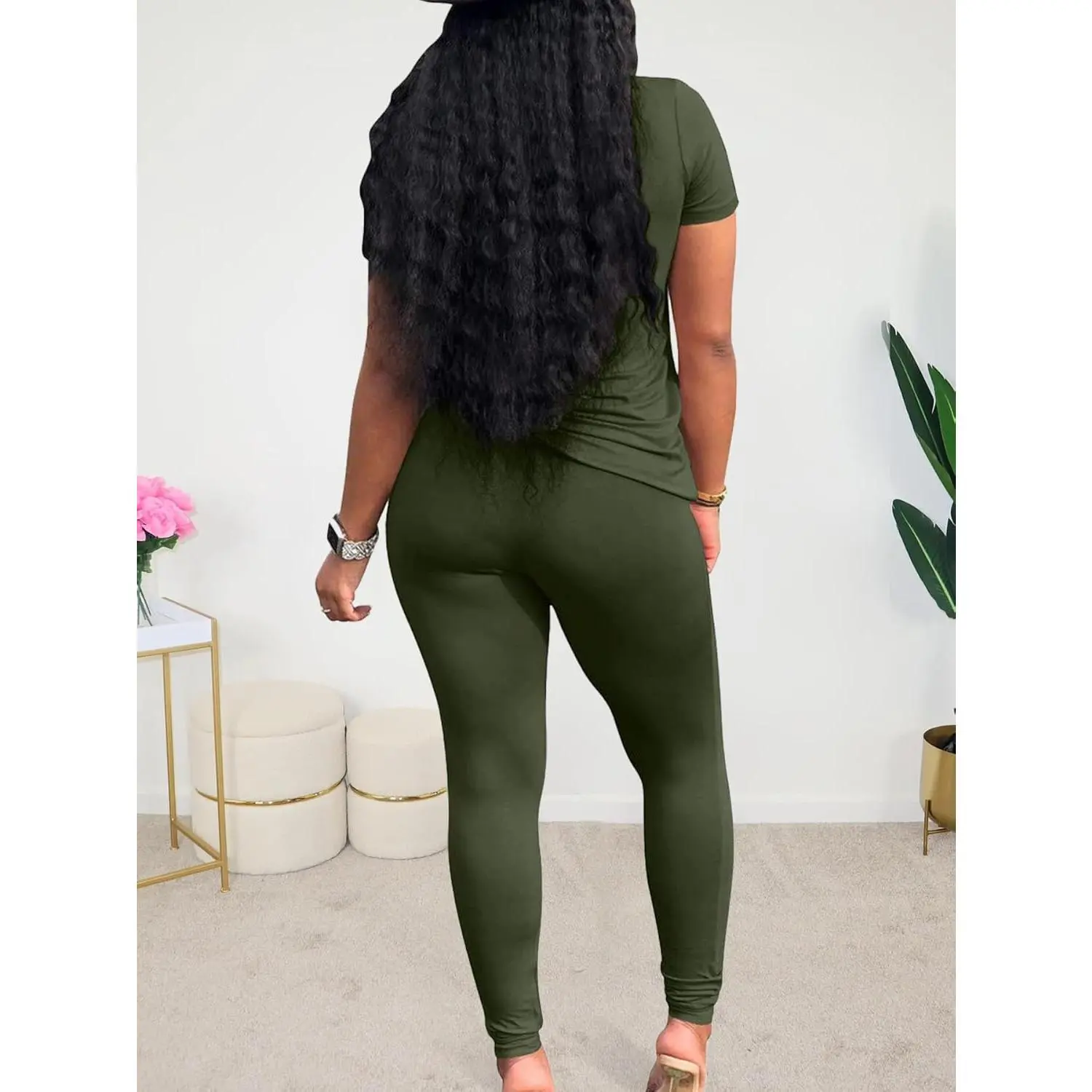 Women's 2 Piece Summer Casual Lounge Sets - Jogger Workout Outfits with Short Tops and Long Pants Sweatsuit Leggings Set Comfortable Breathable Fabric Perfect for Yoga Home Wear Relaxation Women's 2 Piece Summer Casual Lounge Sets - Jogger Workout Outfits with Short Tops and Long Pants Sweatsuit Leggings Set Comfortable Breathable Fabric Perfect for Yoga Home Wear Relaxation