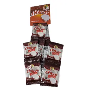 Las Sevillanas Obleas Cajeta Mini Wafer with Milk Candy 10 Pieces Pack Sweet Snack
