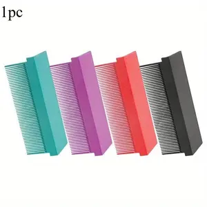 1pc Barber Straightening Comb Attachment For Hair, Hair Straightener Comb, Hair Straightening Comb Attaches To Flat Iron For Low And High Temperature, Styling Comb For Hair Stylist Tool, Hot Comb