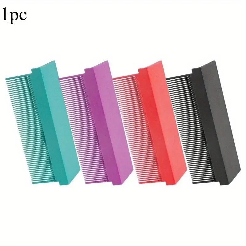 1pc Barber Straightening Comb Attachment For Hair, Hair Straightener Comb, Hair Straightening Comb Attaches To Flat Iron For Low And High Temperature, Styling Comb For Hair Stylist Tool, Hot Comb