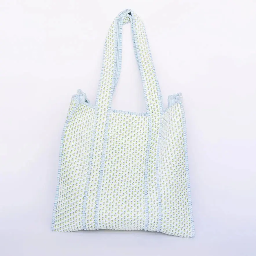 Abide Floral Tote Bag