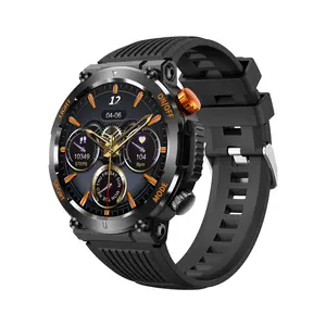 HT17 outdoor sports smart watch, high-end smart watch, sports watch, compass, emergency lighting, health detection, multiple sports modes, Bluetooth answering and calling, receiving information, IP67 waterproof, holiday gifts for men and women