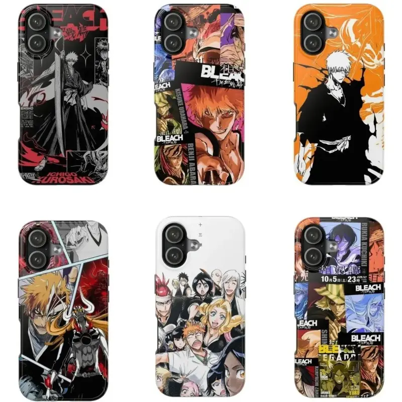 Custom Wireless Anime Pattern Protective Casing - Shock-Resistance Phone Accessory for iPhone 17/16/15/14/13/12/11 ProMax Plus, Samsung Devices, Ideal Gift for Anime Fans