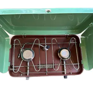 American Camper Vintage Double Burner Camp Stove
