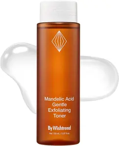 BY WISHTREND Mandelic Acid 5% Gentle Exfoliating Toner 5.07 Fl Oz Korean Exfoliator for Sensitive Skin AHA BHA Ideal Skin Prep