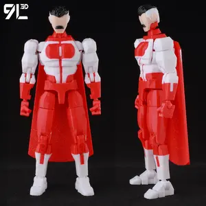 9L3D Titan Lucky13 Invincible Boy Movable Figure 3D Printed Superhero Doll Perfect Gift for Comic Con Anime Events Holiday Gift