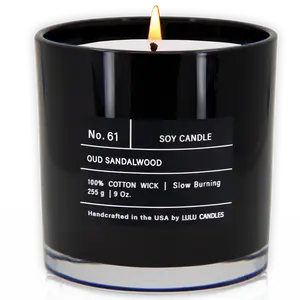 Oud Sandalwood | Luxury Scented Candle |  9 Oz. Jar