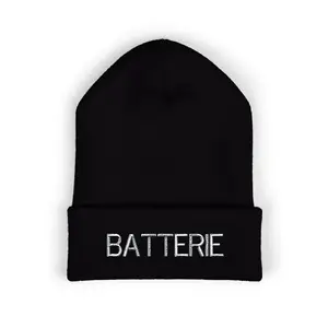 BATTERIE Embroidered Beanie | Warm Winter Hat