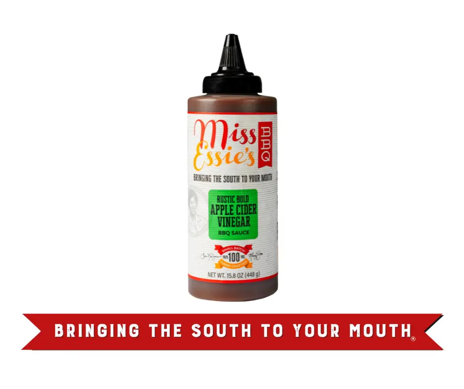Miss Essie's Apple Cider Vinegar BBQ Sauce - 15.8 oz - Bringing the South to Your Mouth - Rustic Bold Apple Cider Vinegar - A tangy, vibrant blend that packs a punch!