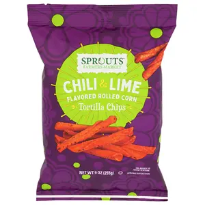 Sprouts Chili & Lime Rolled Tortilla Chips, 9 oz.