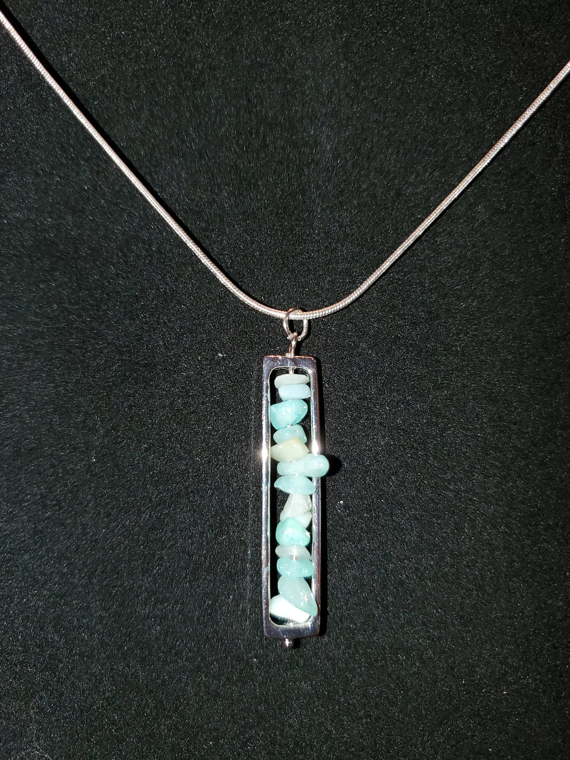 Turquoise Drop-Dangle Jade Necklace, Elegant Natural Casual Jewelry for Adults, Versatile Daily Wear Accessory, Natural Beauty, Jewelry Lovers, Natural Jade Necklaces & Pendants