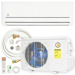 [Ships in 2 Boxes] AMERLIFE 12,000 BTU Mini Split Air Conditioner & Heat Pump System with Pro Fast-Fit Set, 115V/220V 18 SEER2 Ductless Inverter Mini Split, Easy DIY Install AC for Bedroom Living Room, No Professional Needed