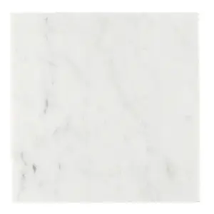 White Marble Footed Tray - 6" SQ