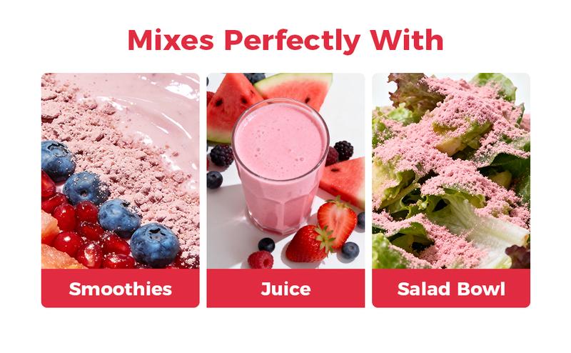 Newellme Happy Cleaner Watermelon Powder Probiotic for Gut Health Digestive Enzymes & Moringa Immunity Support Dietary Supplement