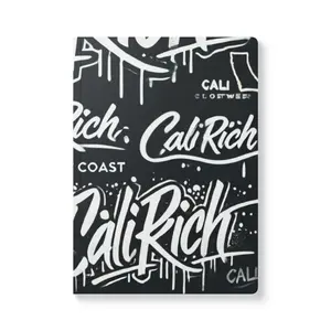 Softcover Journal, Cali Rich Notebook, Habbit Tracker, Motivational Diary, 100 Pages, Inside Prints