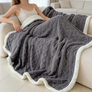 Ultra Soft Plush Blanket, Lightweight Body-Warming Cover, Air Conditioning Blanket, All-Season Use, Pet-Friendly