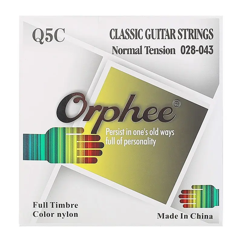 Orphee Electric Guitar Strings, Colorful Strings Color coated anti rust Guitar Strings (09-42) Classical Strings Accessories