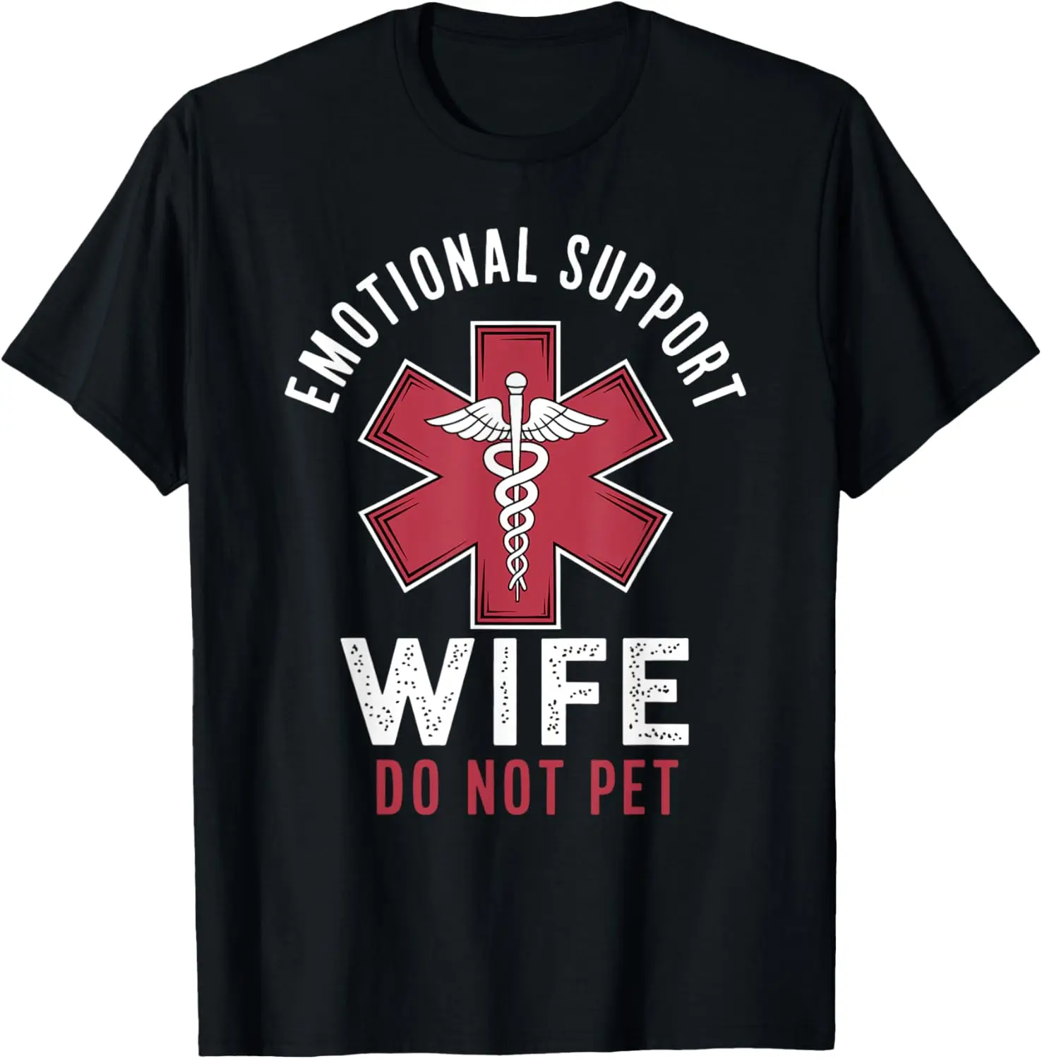 Funny Graphic Tshirt for Women with 'Wife Do Not Pet' Slogan, Soft Light Fabric Casual Streetwear Top, Birthday Gift