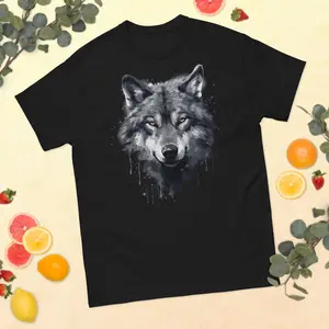 Grey Alpha Wolf T-Shirt