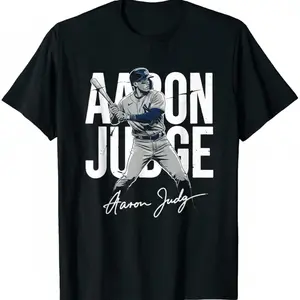 Aaron Judge Baseball T-Shirt Fun Slogan Unisex Street Style