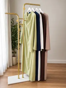 Summer Abaya - Elegant Long Sleeve Dress in Multiple Colors for Women