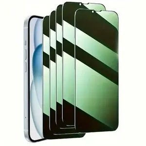 Tempered Glass Phone Screen Protector, Anti-scratch Phone Screen Protective Film, Privacy Tempered Glass, Phone Accessories Compatible with iPhone 16 15 14 13 12 11 Pro Max, Cover