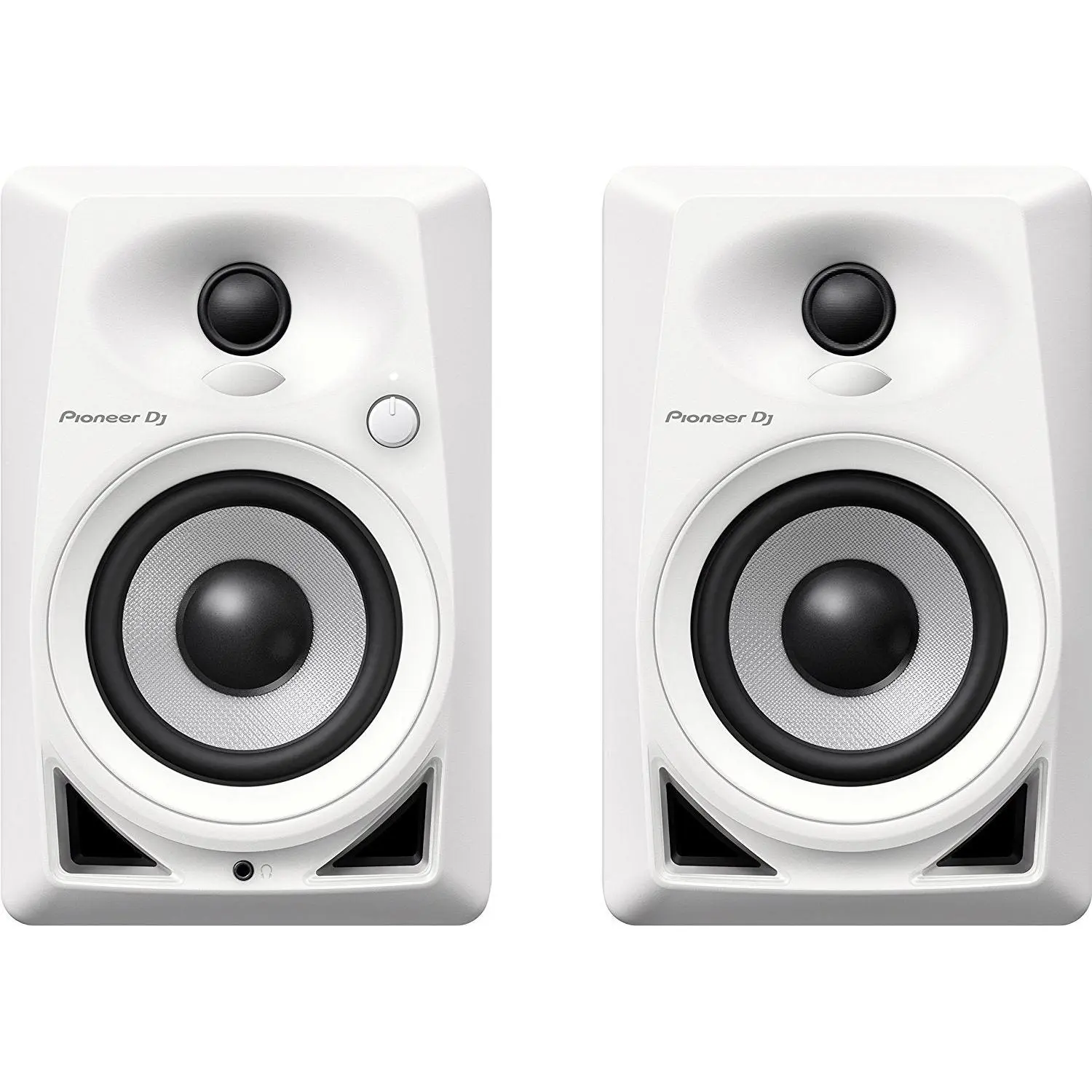 Pioneer DJ DM-40-W 4" Desktop Monitor Speakers (pair) in White