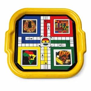 GHANA   custom made Ludo is a traditional dice and race game with four pieces per player and a set of dice