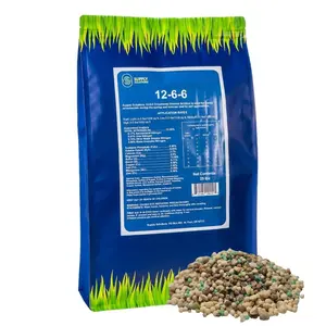 Supply Solutions 12-6-6 Ornamental Booster Fertilizer 25lbs Controlled Release NPK with Macro & Micro Nutrients for Plants Foliage Nurseries & Landscapes Steady Nutrient Release Encourages Blooms