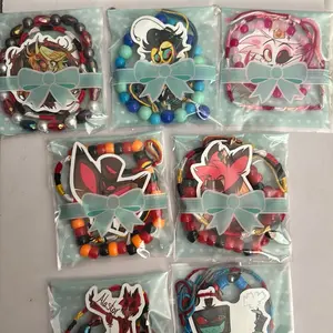 Hazbin Hotel inspired bracelet packs