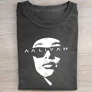 Vintage 90s Aaliyah Graphic Tee - Aaliyah Merch - Music Shirt - 90's R&B - 90s Hip-Hop Queen Shirt - Aaliyah Tribute - R&B Icon Style - Gift for Fans of Aaliyah - Gift T-shirt - Unisex Cotton - Top Menswear Womenwear Streetwear