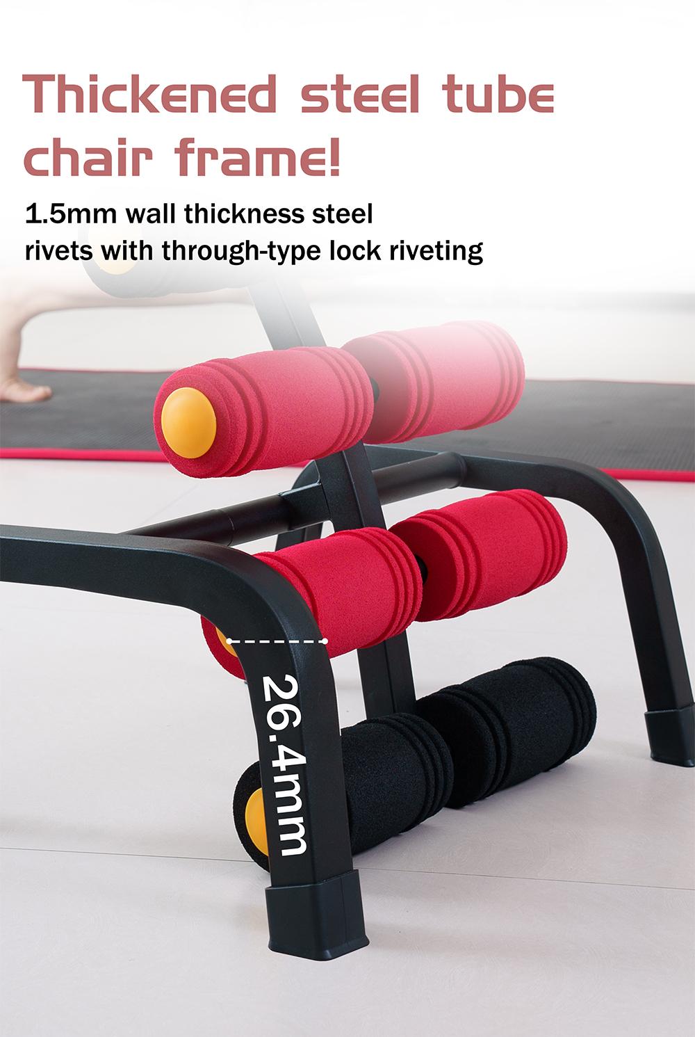 Magic BB Mini Inversion Table with Back Massage Roller, Back Stretching Machine for Back  Relief, Easy to Assemble & 400LBS Weight Capacity, Spinal Decompression Table for Home Gym