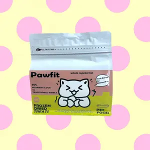 Pawfit Freeze-Dried Whole Capelin Fish Treats| 95% Nutrient Lock for Your Pet Crunchy Whole Capelin Fish Snacks for Cats/Dogs| Pawfit’s Raw Freeze-Dried Goodness