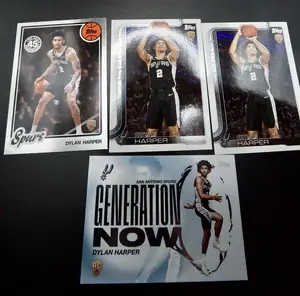 2025 Topps Basketball #202 Dylan Harper Lot of 4